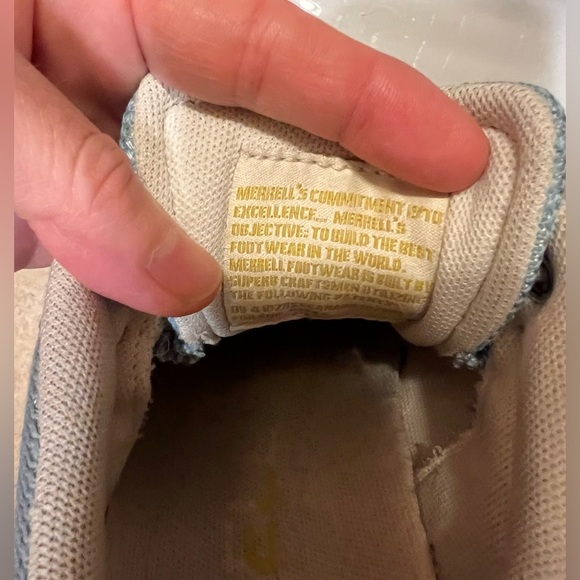 Merrell Solo Air Cushion Wild Dove/Forget Me Not Women’s Low Hiker Sz 6.5 Blue - Picture 11 of 11